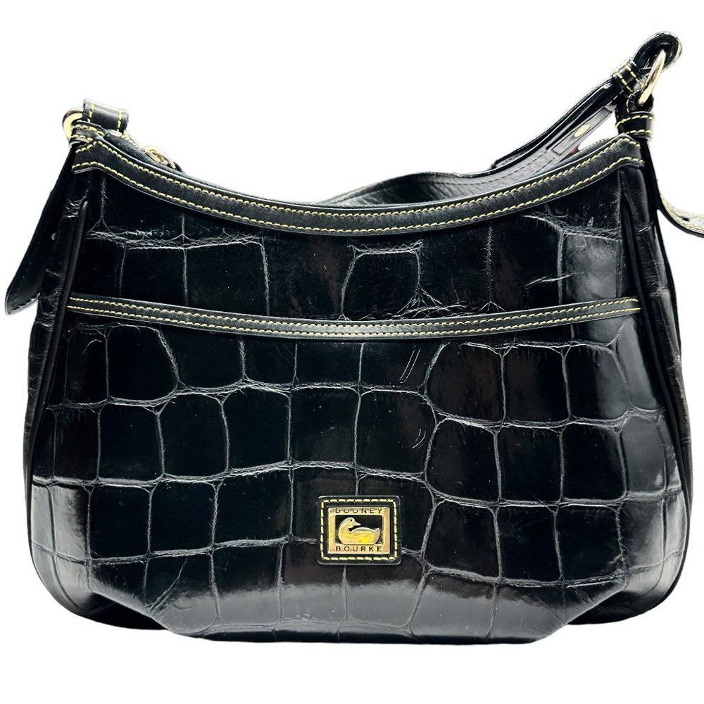 Dooney & Bourke Reptile Print Shoulder Bag